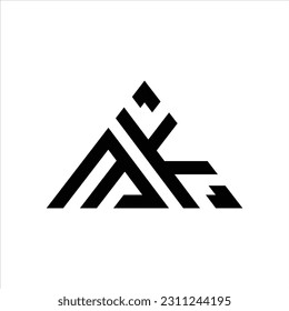 MK logo, Initial modern, Vector, Symbols icon eps.10