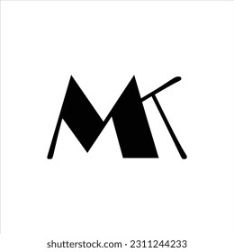 MK logo, Initial modern, Vector, Symbols icon eps.10