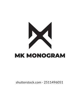 MK MONOGRAM Vector eps Ai file