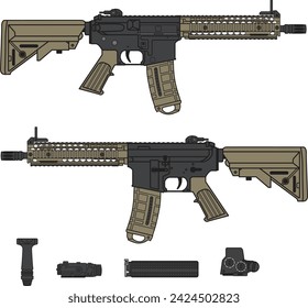 MK18 Sturmgewehr - Illustrator
