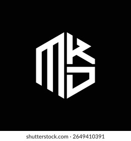 
MKD-Logo MKD-Symbol MKD-Monogramm MKD-Buchstabe minimalistisch Circle flach Einzigartiges modernes abstraktes Logo-Design.