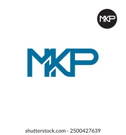 MKP Logo Letter Monogram Design