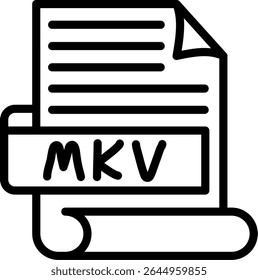 MKV Matroska video container media format
