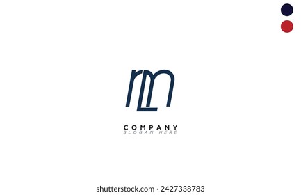  ML Alphabet letters Initials Monogram logo LM, M and L