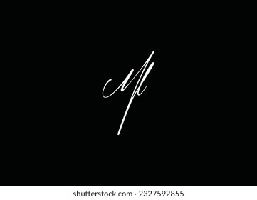 ML Initial Letter Design And Company Logo Design