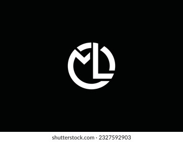 ML Initial Letter Design And Company Logo Design