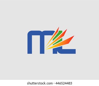 ML letter logo
