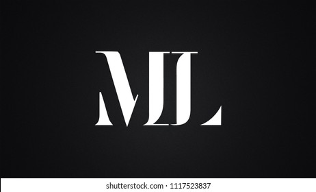 ML Letter Logo Design Template Vector