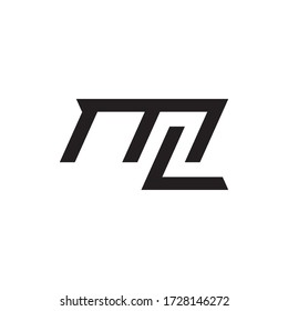ML letter logo design vector