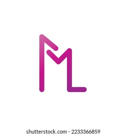 Logotipo de letra M,L - Estoy haciendo algún logotipo