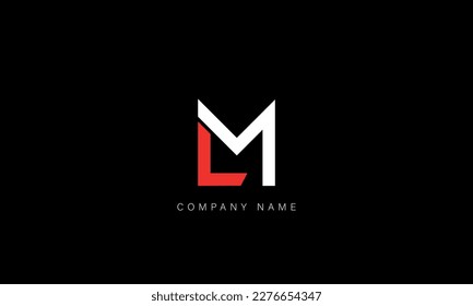 ML, LM, Abstract Letters Logo Monogram