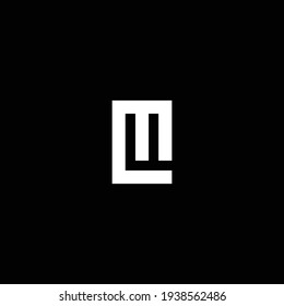 ML or LM abstract outstanding professional business awesome artistic branding company different colors illustration logo.