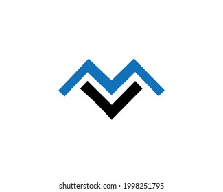 ML and LM letter logo icon design vector illustration