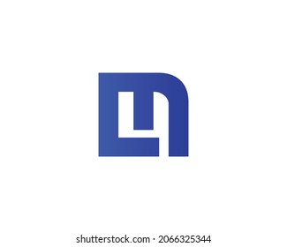 ML LM logo design vector template