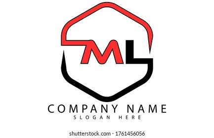 Ml Logo.ml Letter based template design