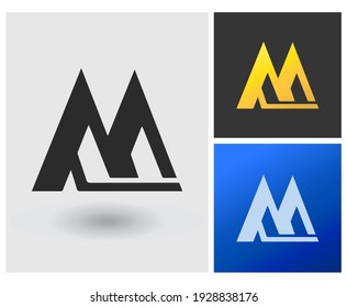 ML logo vector design template idea