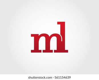 ml lowercase logotype