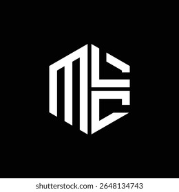 MLC logo MLC icon MLC monogram MLC letter minimalist Circle flat Unique modern abstract logo design.