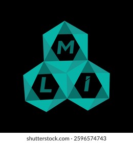 MLI creative minimalist letter logo. MLI unique vector initials alphabet letter logo design
