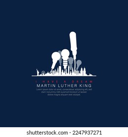 MLK day.vector illustration EPS 10