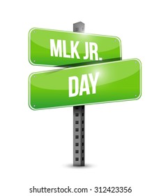 MLK jr. day arrow sign illustration design icon graphic
