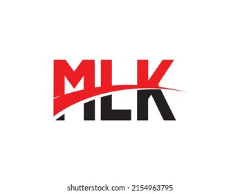 MLK Letter Initial Logo Design Vector Illustration