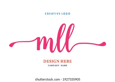 MLL lettering logo is simple, easy to understand and authoritative