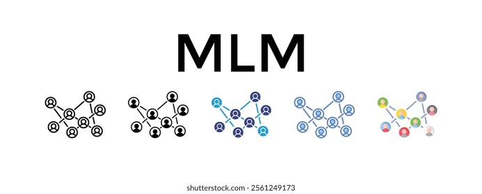 Mlm Collection With Five Icon Combinations