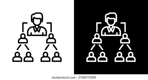 Mlm Icon Set Vector Collection Isolated In Black And White