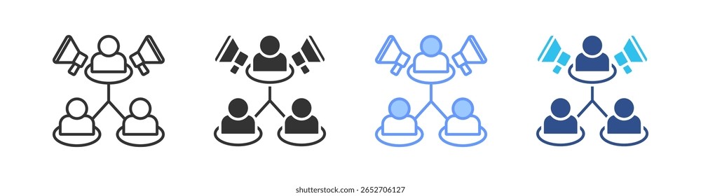 Mlm Multi Style Icon Set Vector