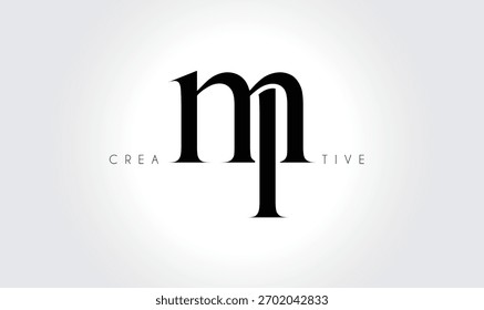 MLml Elegant Serif Monogram Logo – Luxury Lowercase Typographic Lettermark for Modern Branding