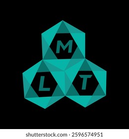 MLT creative minimalist letter logo. MLT unique vector initials alphabet letter logo design
