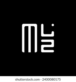 Diseño vectorial de logotipo de letras MLZ, logotipo simple y moderno de MLZ. Diseño de alfabetos lujosos MLZ  