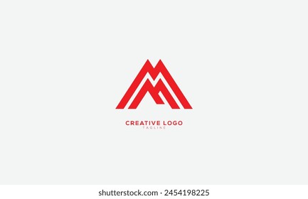 Diseño Abstractas del logotipo del alfabeto de la letra del monograma