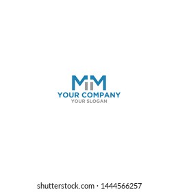 MM Church Logo Design Vector