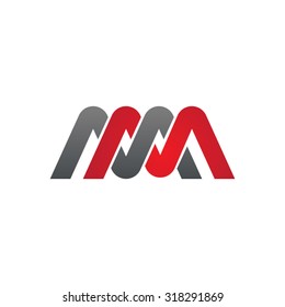 Mm Company Group Linked Letter Logo Stock Vector (Royalty Free) 318291869