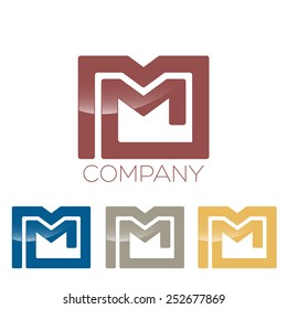 MM company linked letter logo
