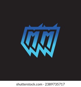 Soporte inicial de diseño de logotipo de inspiración para MM e ideas de clan de juegos