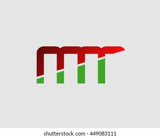 MM letter initial company M logo
