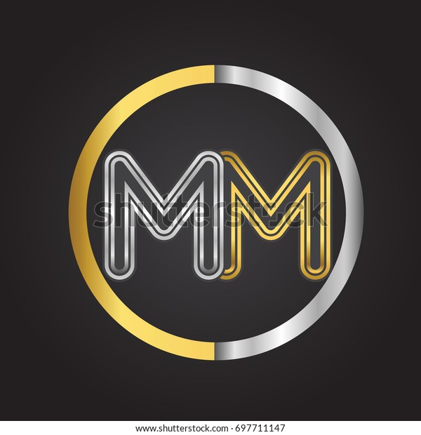 Initial Letter Mm Logotype Company Name Stock Vector (Royalty Free)  1024399552, Shutterstock