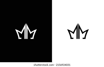 MM letter logo creative design. MM unique design