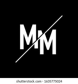 MM Letter Logo Design Template
