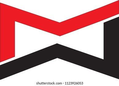 MM letter logo vector