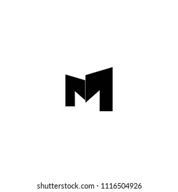 mm letter logo vector. m letter logo vector
