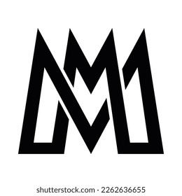 mm logo black 3 icon template