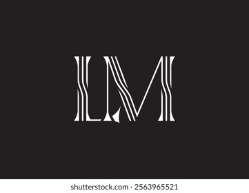 MM Logo Design Vector Template
