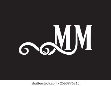 MM Logo Design Vector Template
