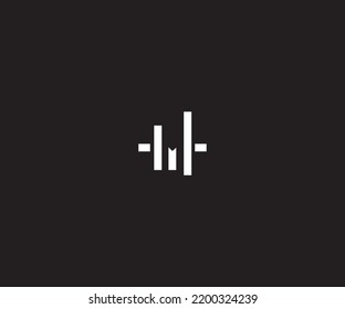 
MM, M, MH, HM initial logo monogram designs modern vector templates