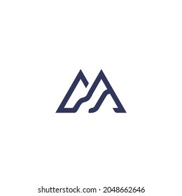 MM or MA Mountain logo