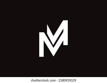 Diseño minimalista moderno y logotipo de monograma